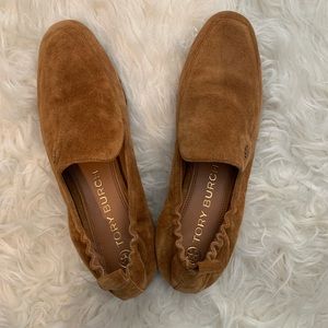 Tory Burch Suede/Leather Loafers size 9.5